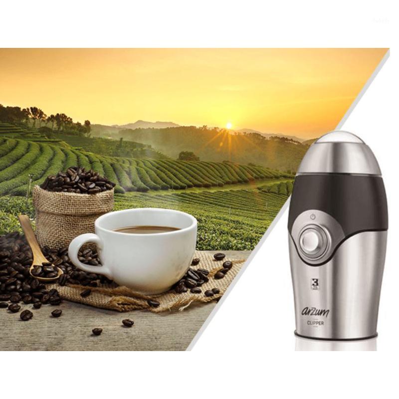 

Arzum AR1034 Clipper Coffee Grinder, Stainless Steel Material, Light and Easy to Use, Very Practical Easy to Use1