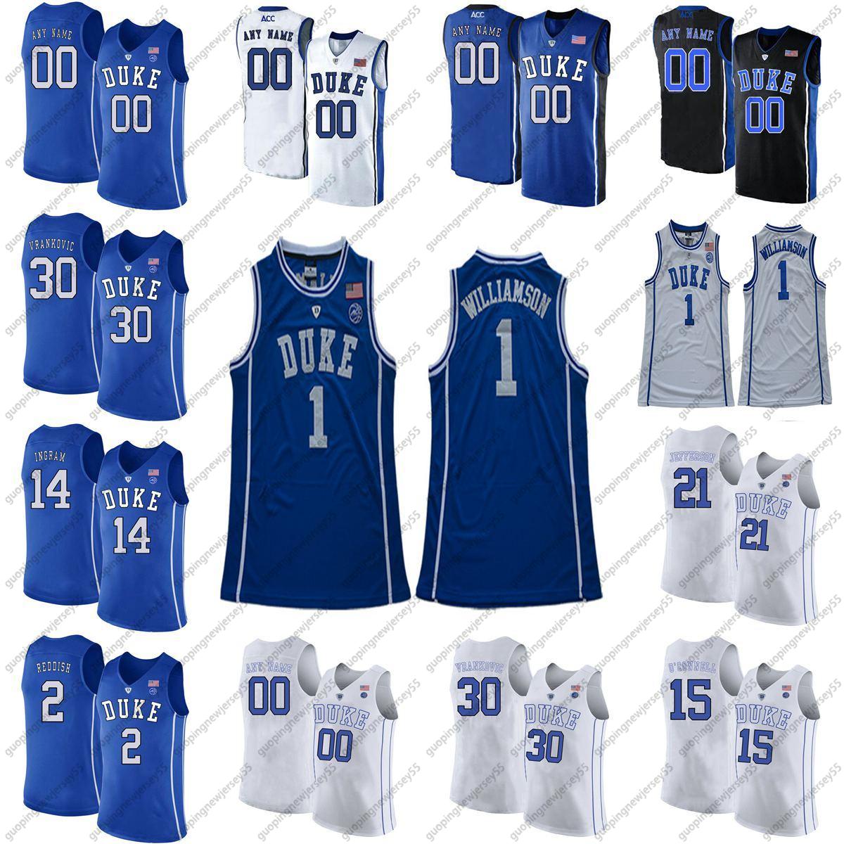 

Duke Blue Devils Jerseys Joey Baker Jersey Buckmire Vernon Carey Javin DeLaurier Goldwire College Basketball Jerseys Mens Custom Stithced, Mens blue white 1