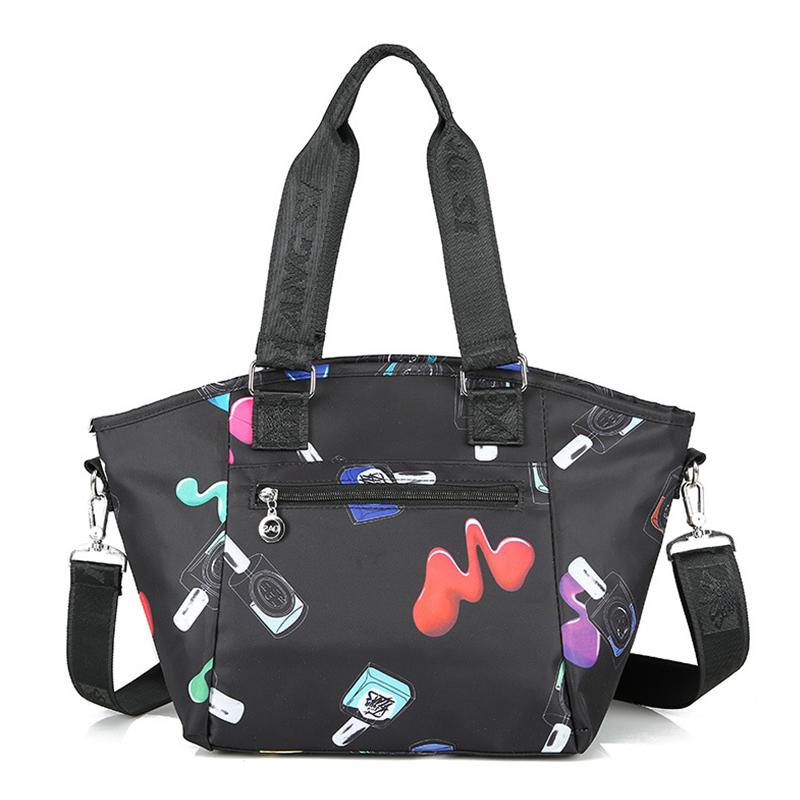 

Travel Pack Large Capacity Female Casual Tote Bag Crossbody Bags Lady Printed Fashion Shoulder Bags Women Women's Handbags, Black