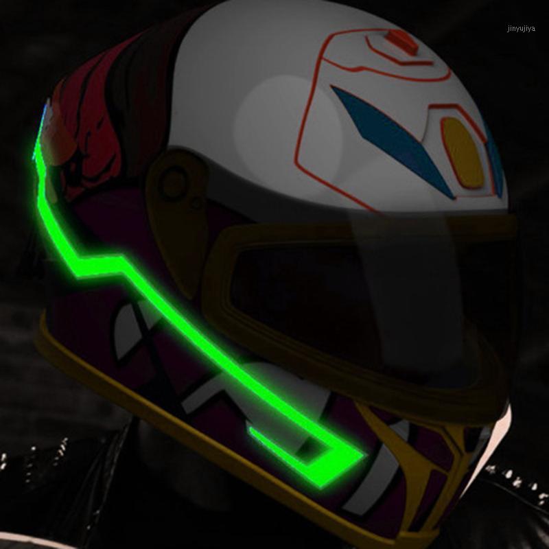 

Motorcycle Helmet EL Cold Light Mod Kit Tron Helmets Lighting Mode Night Riding Signal Flashing Lights strip Bar1, White