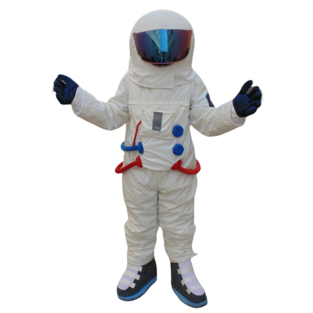 Costumes de mascotteCostume de mascotte d'astronaute de haute qualité, robe spatiale de simulation, Halloween, noël, fête d'anniversaire, vêtemen