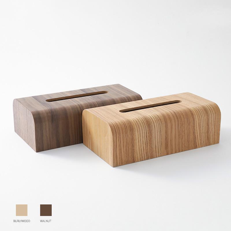 

Creative Walnut Wood Tissue Box Home Paper Table Desktop Storage Box Simple Fashion Living Room Tissue WF1