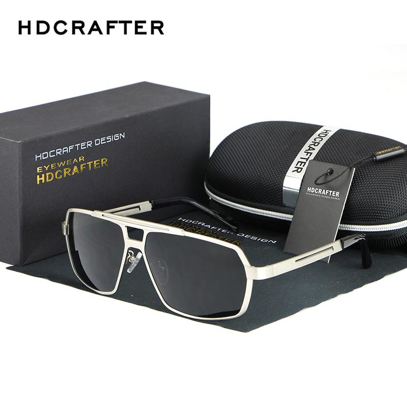 

Aluminum Magnesium Sunglasses Men Men's Square Polarized Driving Sun Glasses for Male oculos Eyewear Accessories