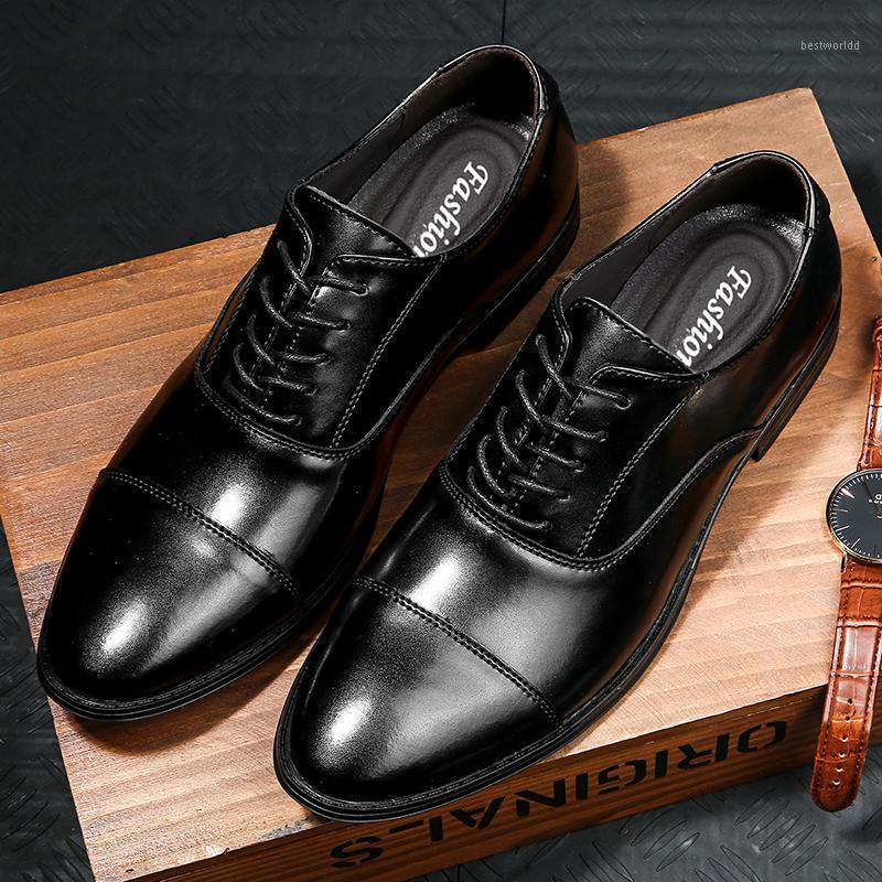 

Men's cowhide shoes, men's winter business suit, black casual shoes, Korean version of the trend, British pointed toe breathable1