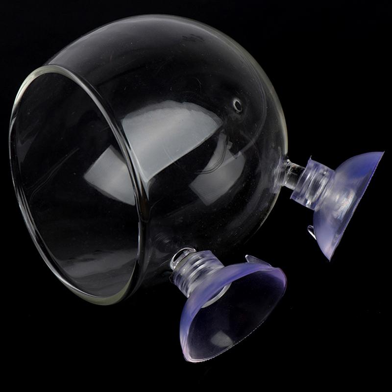 

Fish Tank Accessories Clear Crystal Glass Plant Pot Plant Cup Holder Aquarium Landscapes Cups