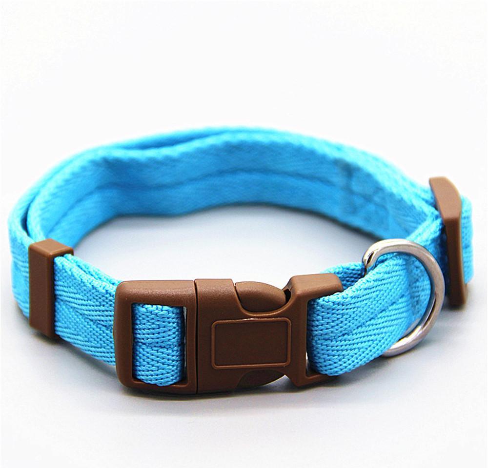 

Pet Dog Collar Classic Solid Basic Polyester Nylon Dog Collar With Quick Snap Buckle, Optional Collar jllIBl ffshop2001