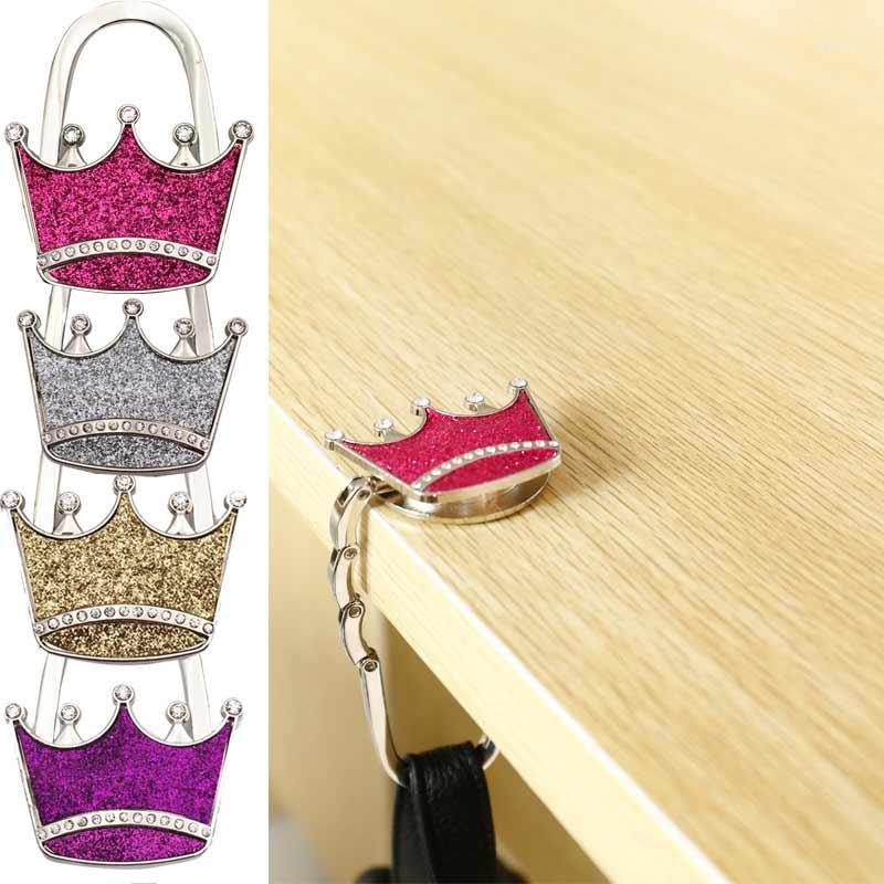 

Hooks & Rails Textured Metal Handbag Bag Purse Hanger Table Hook Shimmery DTT881