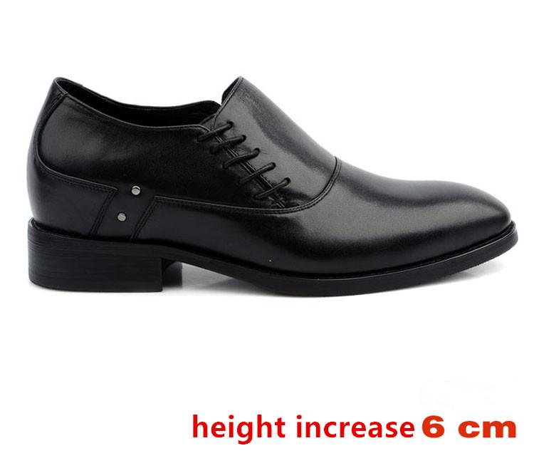 

Man Italy Derby Oxfords Wedding Fashion Spring Autumn Male Real Leather Business Shoes 2020 Height Increase Side Lace up Shoes