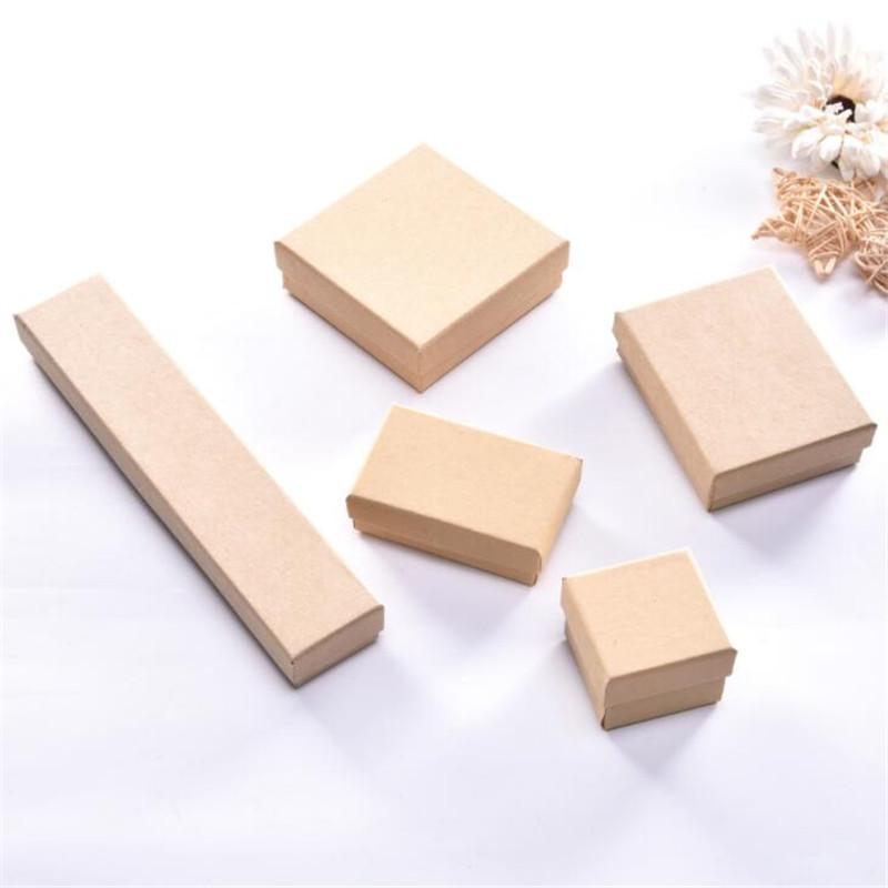 

10Pcs/Lot Box For Chocolate Candy Cookie Wedding Party Baby Shower Paper Favor Gift Packaging Boxes Brown Birthday Jewelry Watch