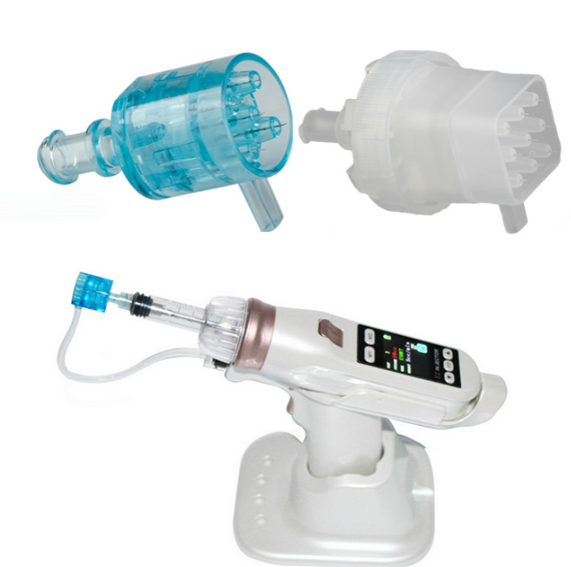 

2020 Mesogun anti aging mesotherapy gun micro needle 5 Needles Tip Negative Pressure Cartridge For EZ Vacuum Mesotherapy Gun Injector