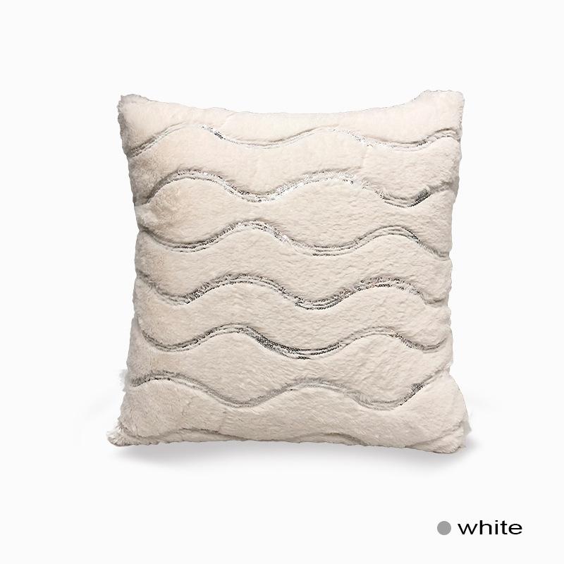 

Sequin Wave Pillows Plush Pillow Case Cushions Home Decor Living Cover Room Decoration Room Bedroom Living Cushion Sofa For, 01