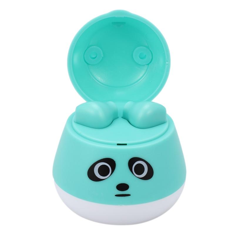 

Cartoon Cute Pet Bluetooth Headset 5.0 Wireless Mini Bluetooth Stereo Headset Sports with microphone, Green