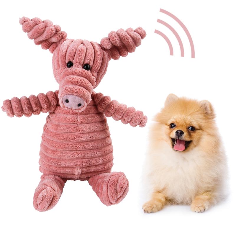 

Dog Chew Toys Sound Toy For Small Large Dogs Bite Resistant Dog Squeaky Duck Toys Interactive Squeak Puppy Plush Toy Supplies