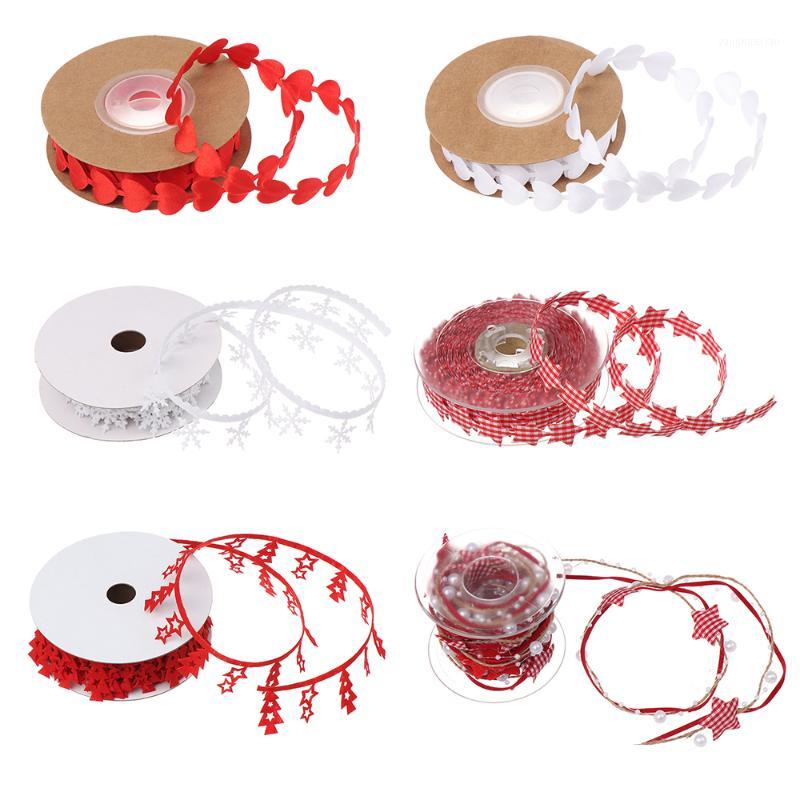 

Christmas Decoration DIY Craft Tree Ornament Snowflake Star Chain Ribbon Gifts Wrapping Home Party Decor Supplies Christmas Tree1