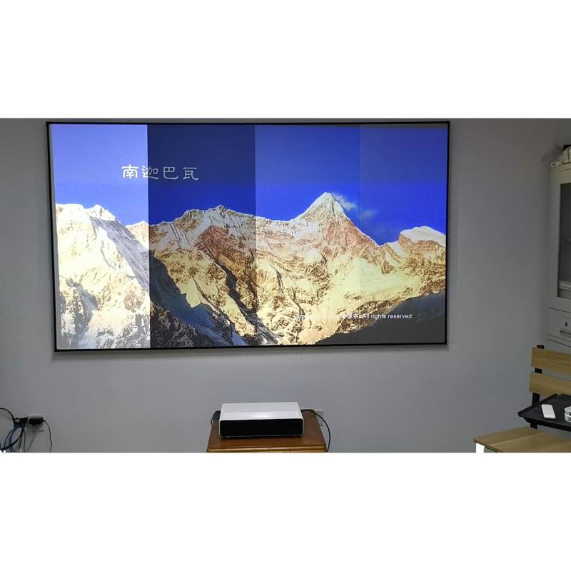 

Projection Screens Yovanxer 84" 92" 100" 120" 150" Fixed Frame Screen For Ultra Short Throw UST 4K Laser Projector