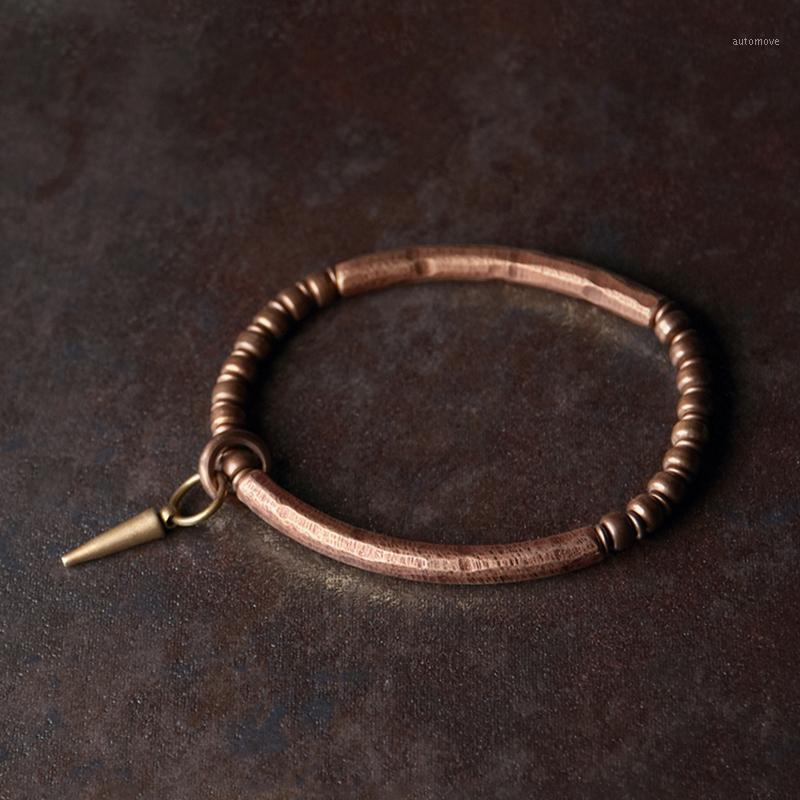 

Viking Hammered Pure Copper Bracelet Retro Processed Oxidized Street Rock Style Metal Vajar Unisex Mens Womens Gift Jewelry1