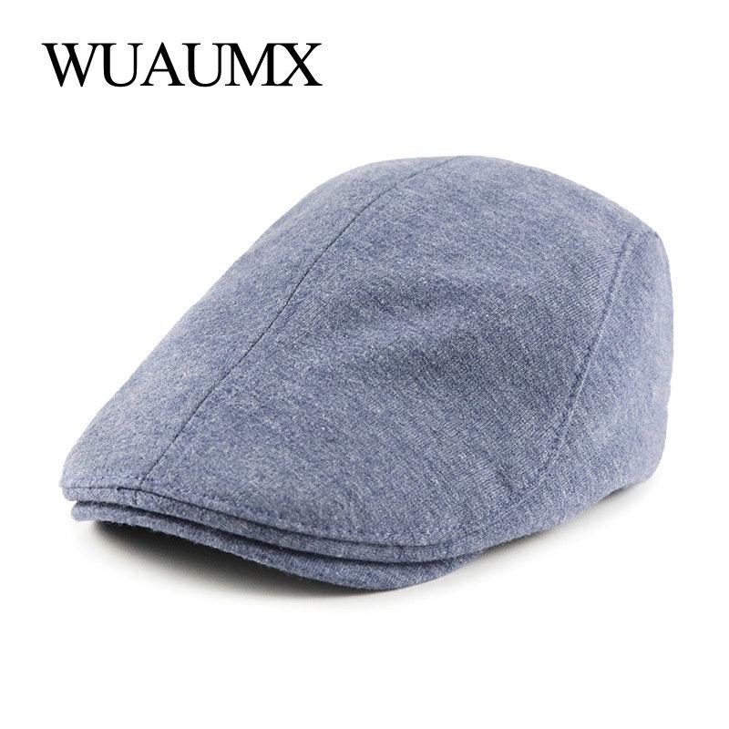 

Wuaunmx Englad Style Retro Berets Hats For Men Women Painter Artist Hat Autumn Winter Leisure Peaked Caps Solid Color Beret Cap, Black