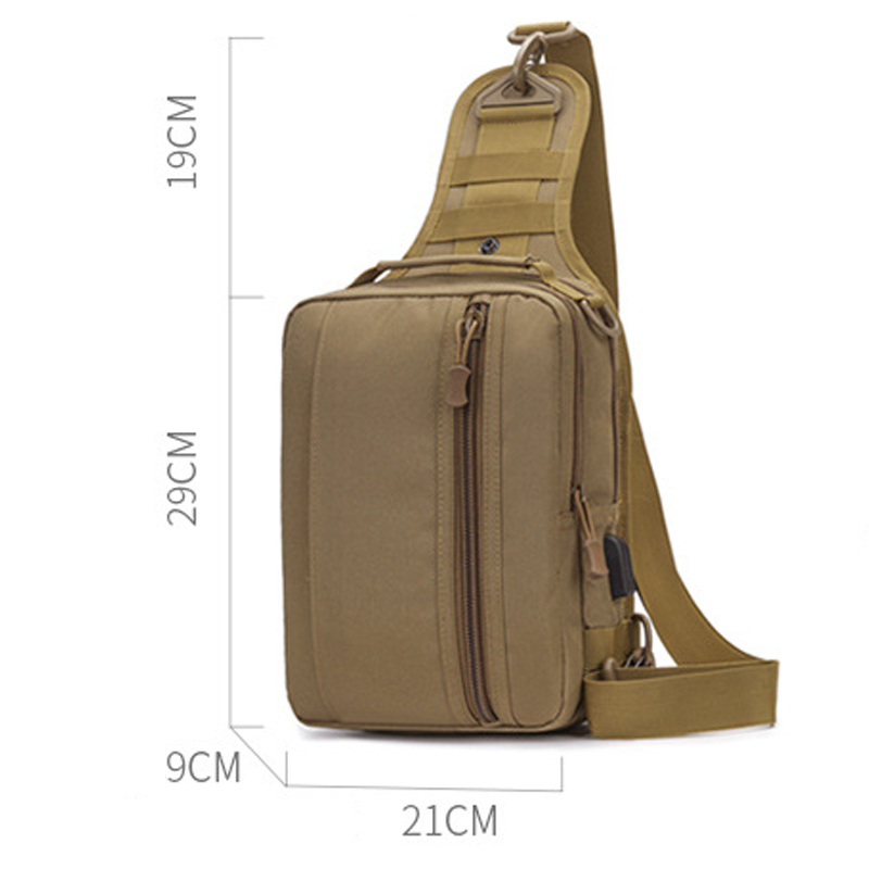 

USB backpack Single Shoulder Camouflage Outdoor Tactical Bag Adjustable Strap Men Crossbody Bag, Please leave a message