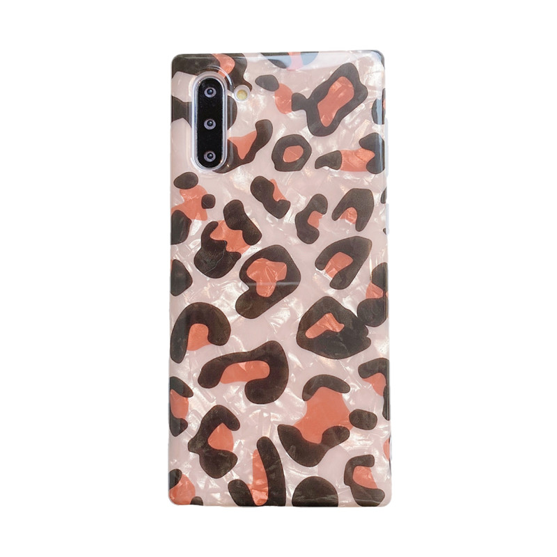 

Leopard Soft TPU Case For Iphone 12 11 Pro XR X XS 8 7 6S Samsung S20 Note10 S10 Plus S9 Animal Grain Sequin Shell Luxury Fashion Phone Cove, Gold