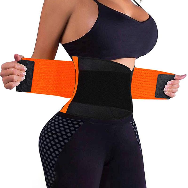 

Yoga Workout Shapewear Vest Tank High Elasticity Sweat Slimming Belly Belt Vest Workout Body Shaper Tank Top, Orange