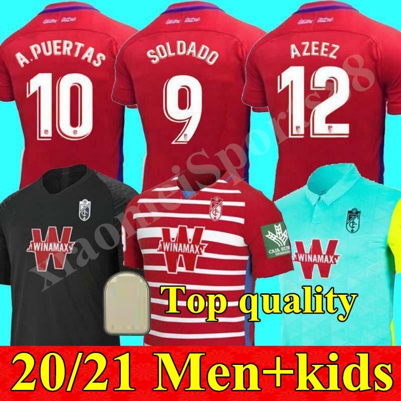 

2020 2021 Men +Kids 2020 2021 Granada soccer jerseys 20 21 Granada CF home away third SOLDADO Herrera Antonio Puertas football shirts