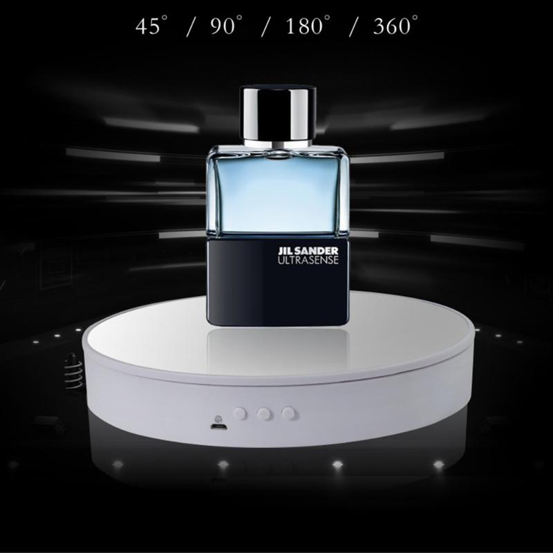 

Motorized Photography Display 20CM 360 Degree Electric Rotating Turntable Automatic Revolving Platform for Jewellery phone show