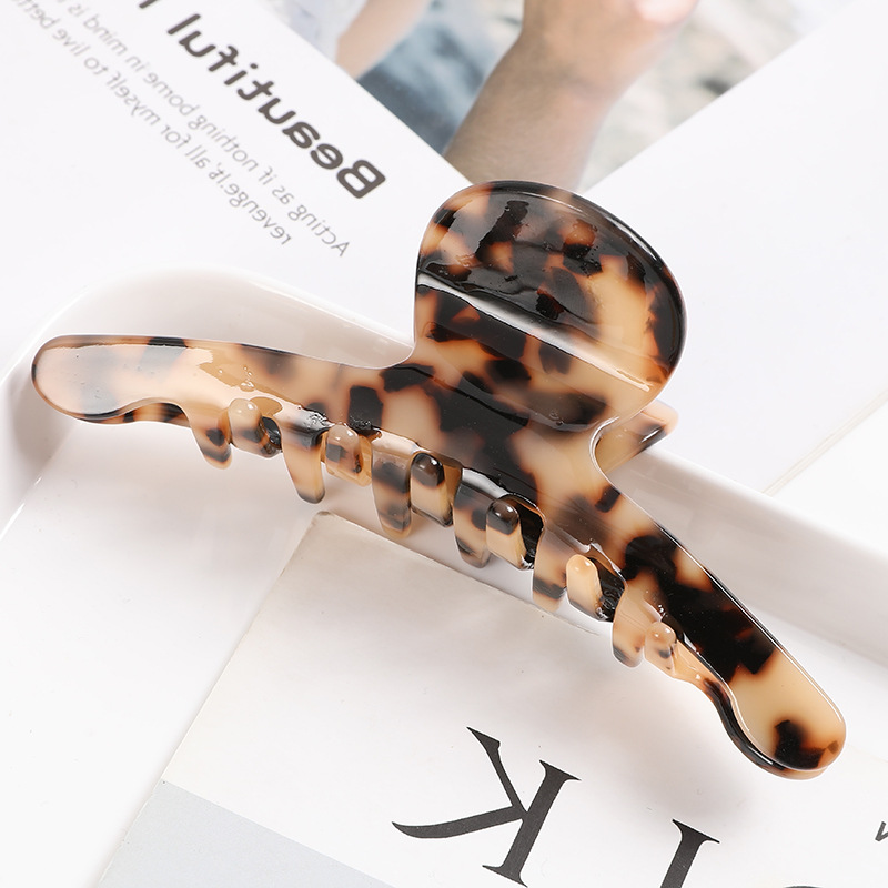 

Big Hair Claw Clips Leopard Nonslip Large Claw Clip for Women, 12cm Strong Hold Hair Jaw Clips Clamp for Thin Thick Hair