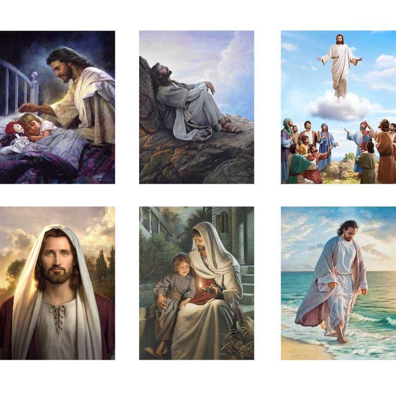

5D DIY Diamond Painting Religious Christian Jesus Diamond Embroidery landcape Cross Stitch Full rhinestones Christmas gift1