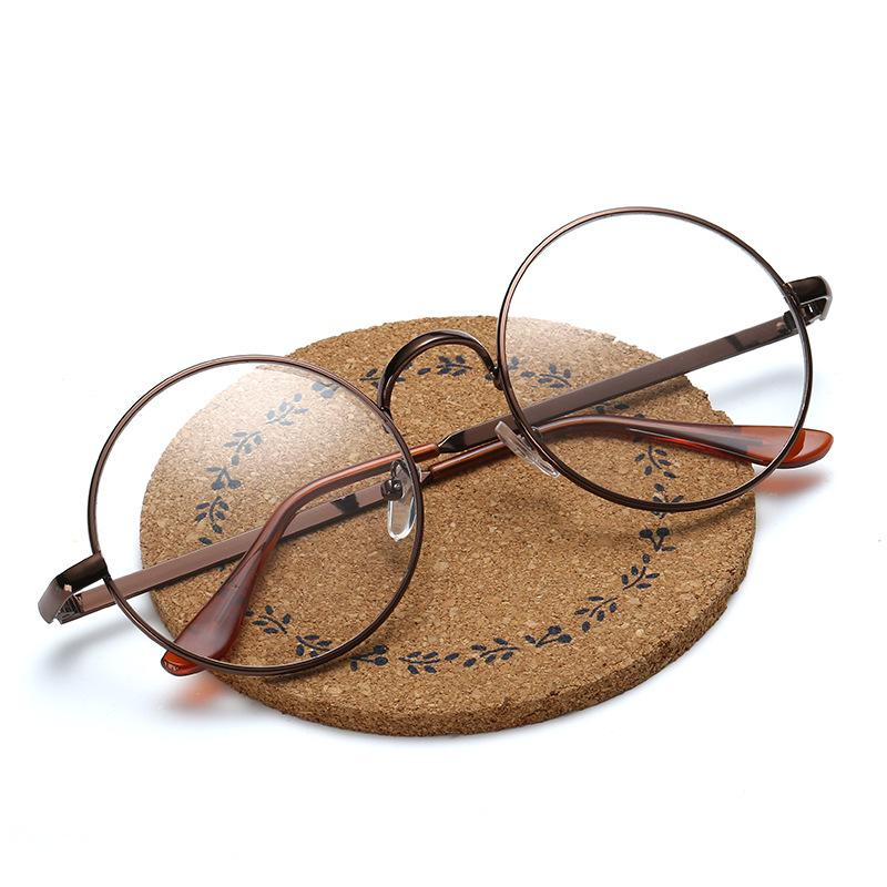 

Vintage Metal Round Eyeglasses Anti-blue Light Classic Women Optical Myopia Eye Glasses Computer Men Glasses New 2020