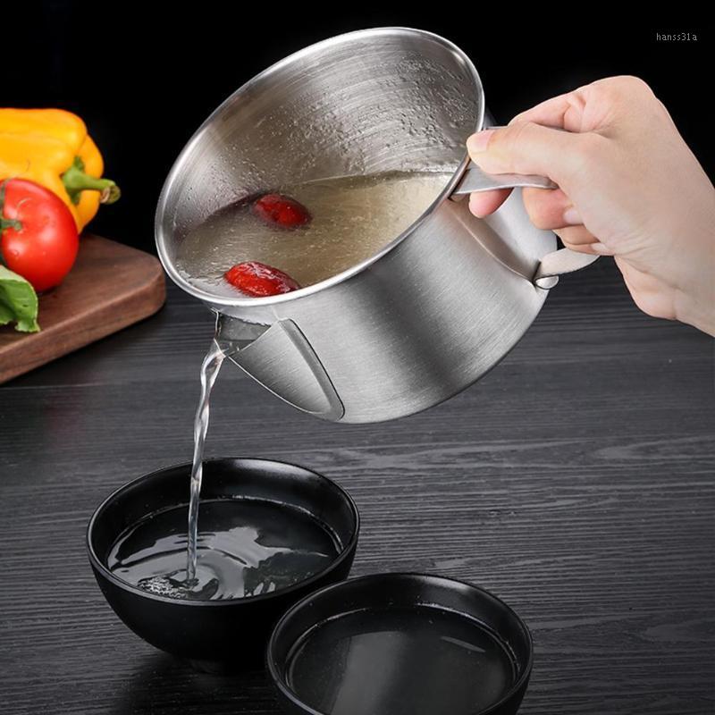 

Stainless Steel Soup Oil Grease Separator Strainer Bowl Kitchen Cooking Tool 20201