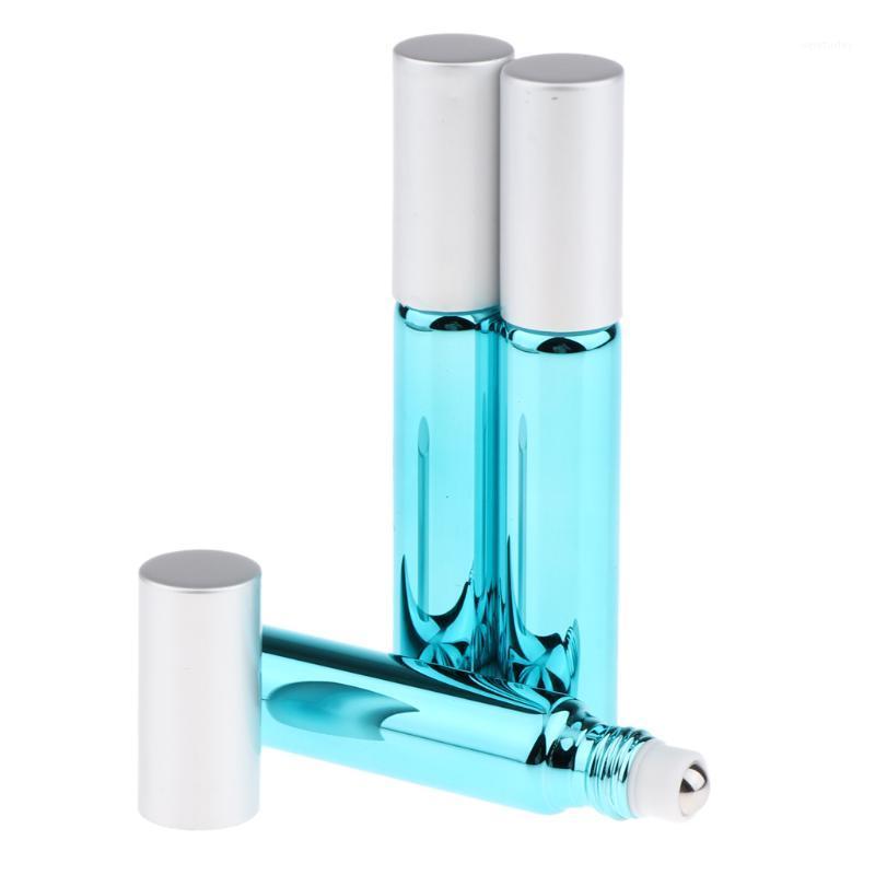 

3pcs Empty Refillable Container Essential Oil Roller Bottles Vials1