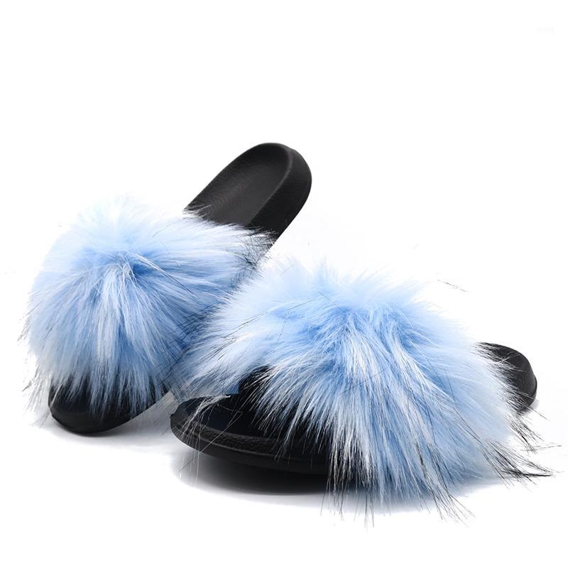 

Women's New furry fluffy slippers Outdoor Sandals Women Shoes Large Size Ladies Home Casual Slipper1, Yellow