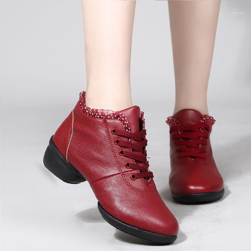 

Lace stitching solid color Women's Wedges solid color straps dance shoes casual comfort sneakers Non-slip Buds Side Boots1, Black