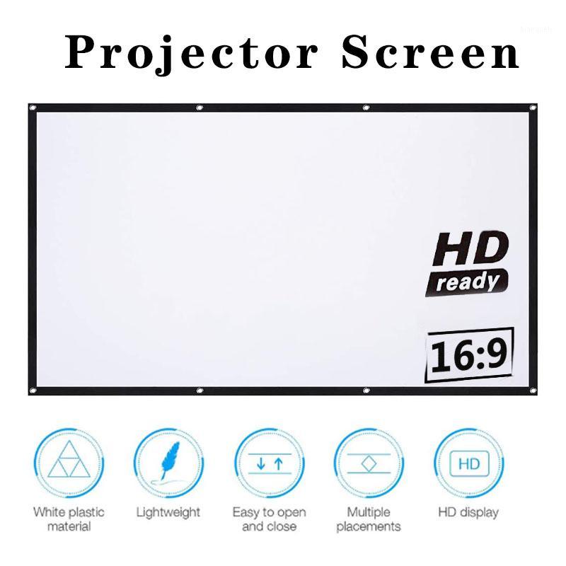 

16:9 Full HD Projector Screen Home Cinema 60 / 72 / 84 100 120 150" Thuis Outdoor Ktv Kantoor Draagbare Projector Scherm1