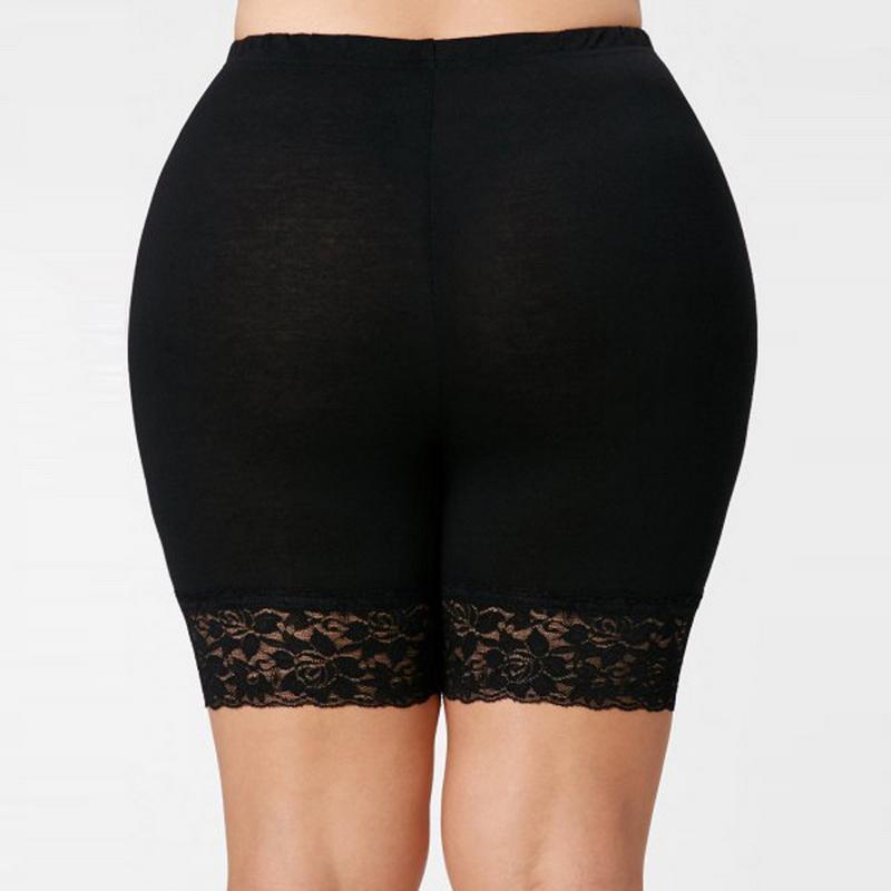 

2020 Summer Sexy Women's Lace Print Leggings Hip Casual Shorts High Waist Solid Slim Stretch Breathable Quick Dry Mujer1, Purple