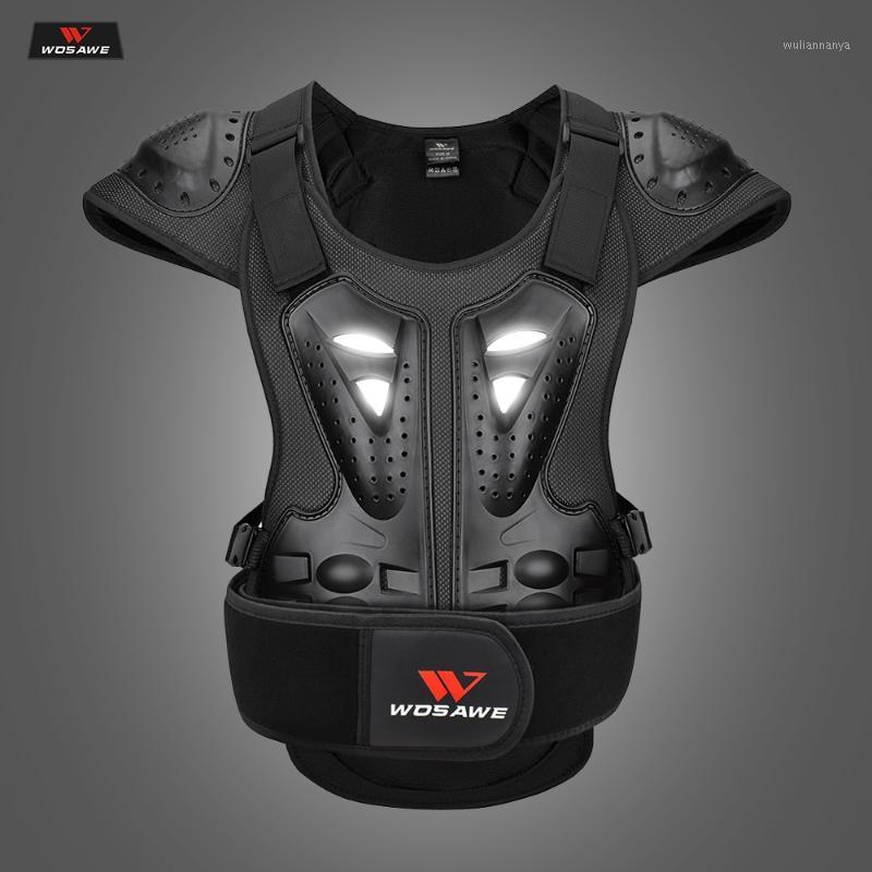

WOSAWE Back Protector Motorcycle Armor for Adult Short Sleeve Spine Chest Protection Motocross Racing Skateboard Body Top Armor1