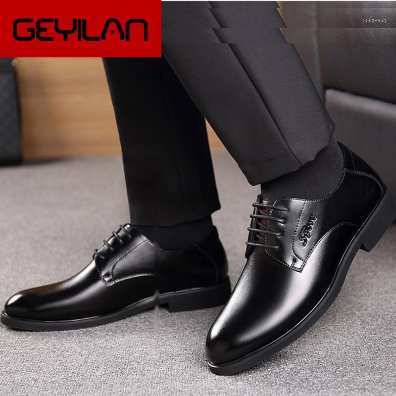 

Top Brand Men Shoes Top Quality Oxford Male Italian Derby Quality PuLeather Formal Shoes Men Flats Business Leather Casual1, Bw