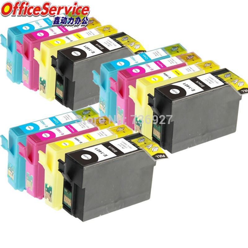 

Compatible Ink Cartridge T1401 T1402 T1403 T1404 For WF-7010 WF-7510 WF-7520 WF-3520 WF-3530 WF-3540 TX620 printer
