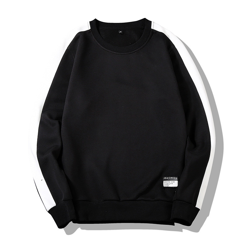 

2021 Cotton Sweaters for Men New Hoodies with Long Sleeves Spring Thick Male Sweatshirts Quality 629 E71P, Black