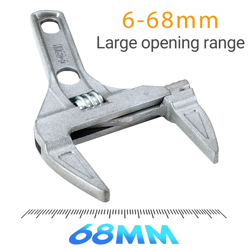 

TRANVON Adjustable Spanner Universal Key Nut Wrench Repair Tools for Water Pipe Screw Bathroom