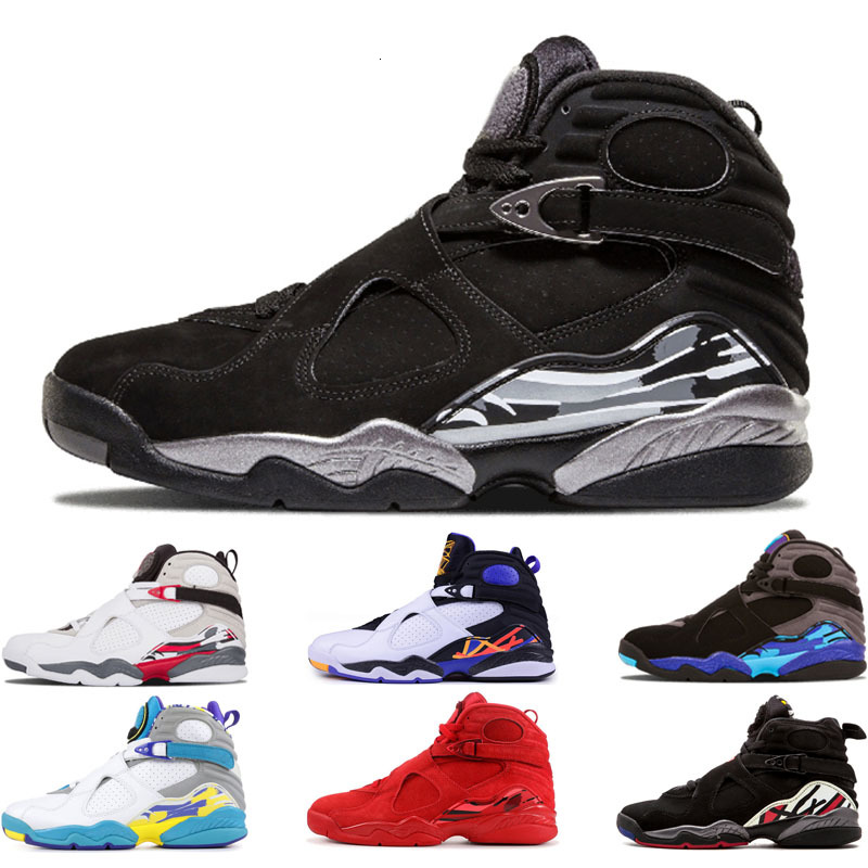 

8 Men Basketball Shoes 8s Valentines Day Aqua Countdown Pack Three Peat Playoff Chrome 8s Mens Trainers Sports Sneakers EU 40-47, Shipping link