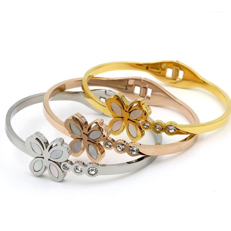 

Crystal Bangles Pulseira Feminina Famous Design Rhinestone Cuff Bracelets Women Fashion Jewelry Gift stainless steel bangles1