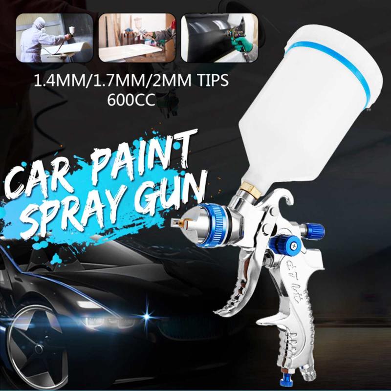

Mini Air Paint Spray Gun Airbrush 1.4mm/1.7mm/2.0mm Nozzle H-2000 Professional Spray Gun Airbrush For Painting Car Aerograph