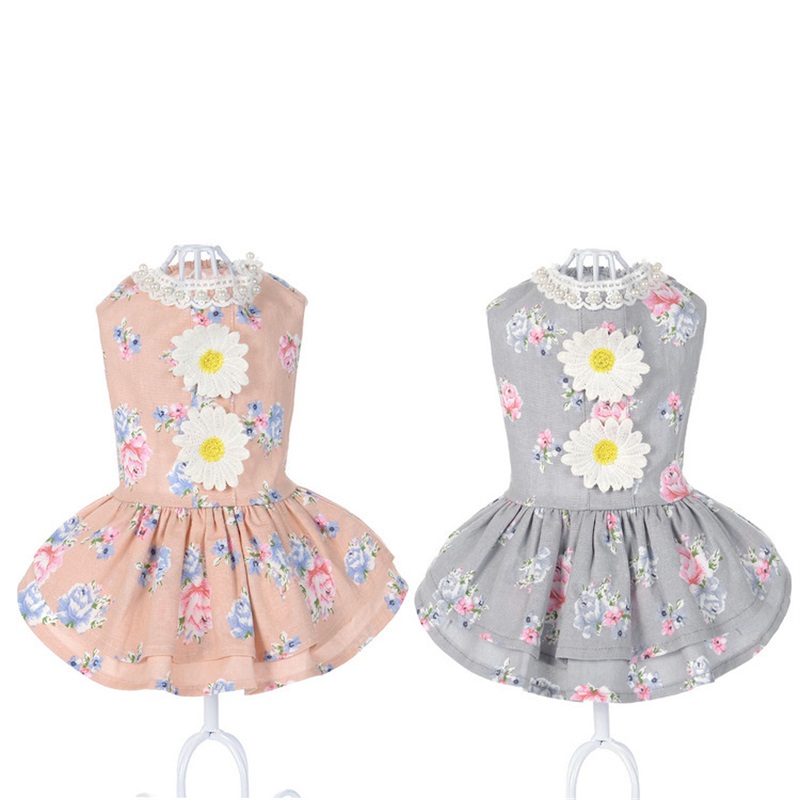 

Hot Selling Dog Cat Bow Tutu Dress Lace Skirt Pet Puppy Dog Princess Costume Apparel Clothes Small Pretty Nice Princess 407 J2, Mixed color