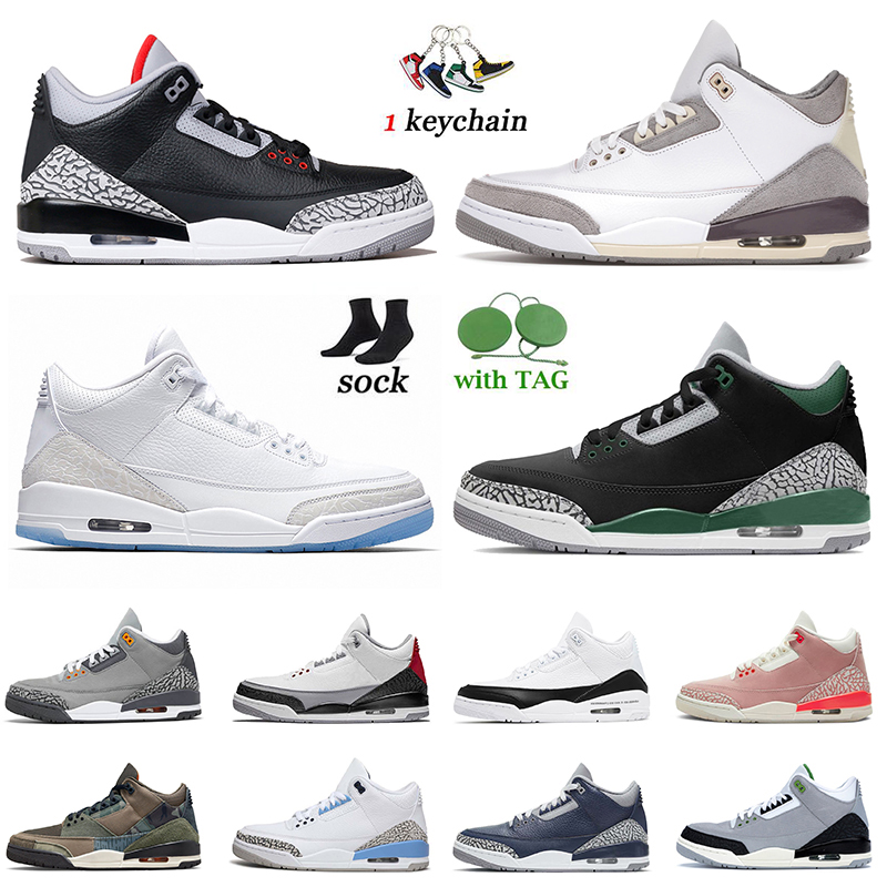 

A Ma Maniere Mens Jumpamn 3 Sports Shoes 3s Pine Green Patchwork Cool Grey Fragment Free Throw Line UNC Infrared Women Basketball Shoe Sneakers Trainers Size 36-47, D46 40-47