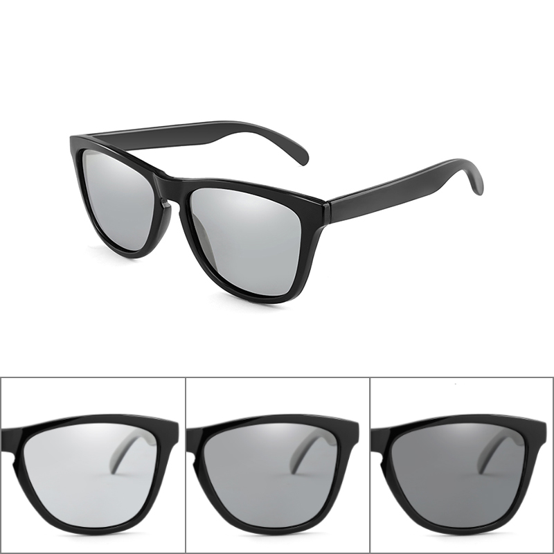 

Men Fashion Photochromic Polarized Sunglasses Classic Frame Photochromic Polaroid Sun Glasses for Men Lens Women UV400