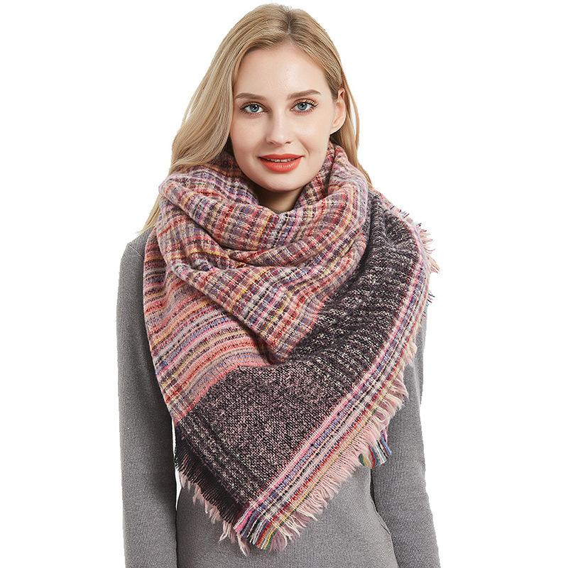 

Design Brand 135*135cm Scarf Soft Warm Neck Shawls Headscarf Soft Feel Without Lint Lady Cashmere Scarves Wholesale