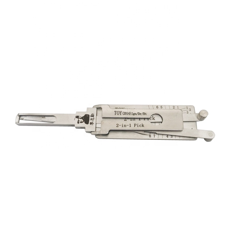 

Original Lishi TOY(2014) 2-in-1 Car Key Decoder Locksmith Tool for Toyota Corolla/ New Vios