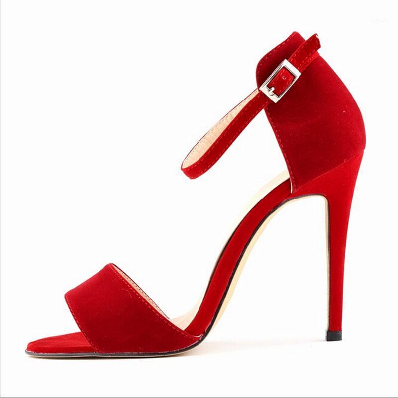 

Plus Size 25-61 Fashion Matte Leather High Heels Strappy Women Sandals Ladies Summer Party Dress Shoes Sandalias Femininos W8151