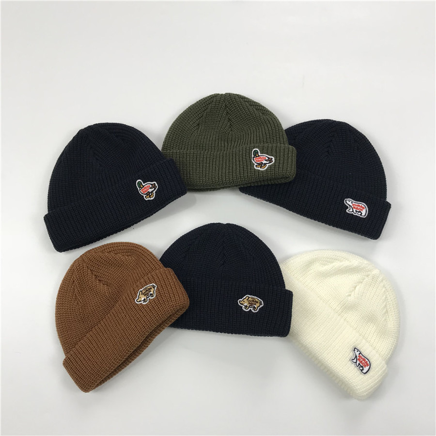 

2021 New Human Made Beanies Hat Caps Men Women Top Version Embroidery Cap 9u4y, 17